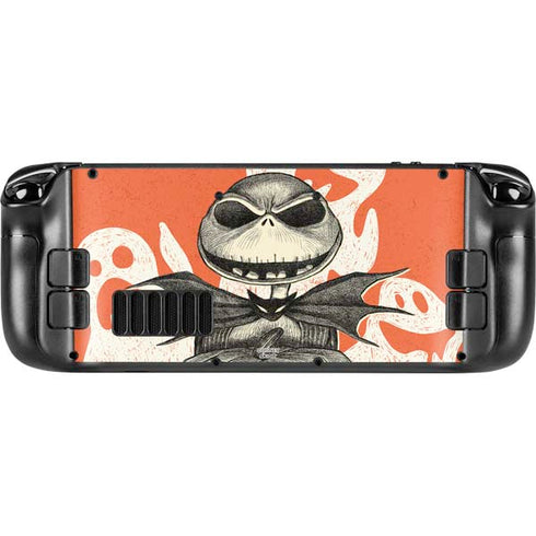 Disney The Nightmare Before Christmas The Pumpkin King Steam Deck Handheld Gaming Computer Skin